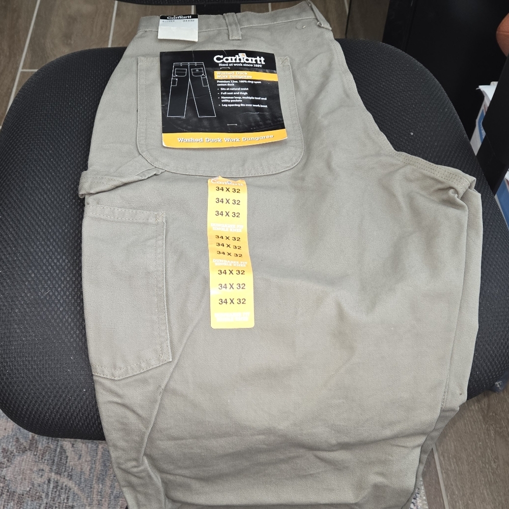 Carhartt Tan (Desert) Cargo Pants Durable Casual Wear